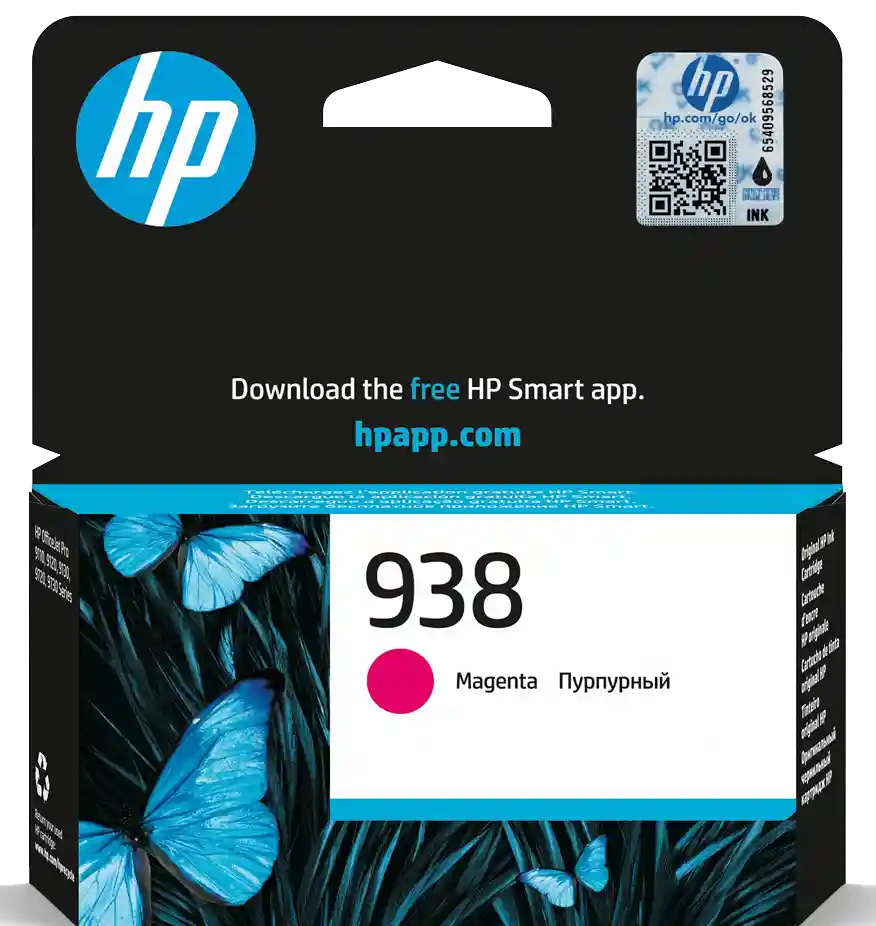 Картридж для струйного принтера HP 938 Magenta (4S6X6PE)
Картридж для струйного принтера HP 938 Magenta (4S6X6PE)