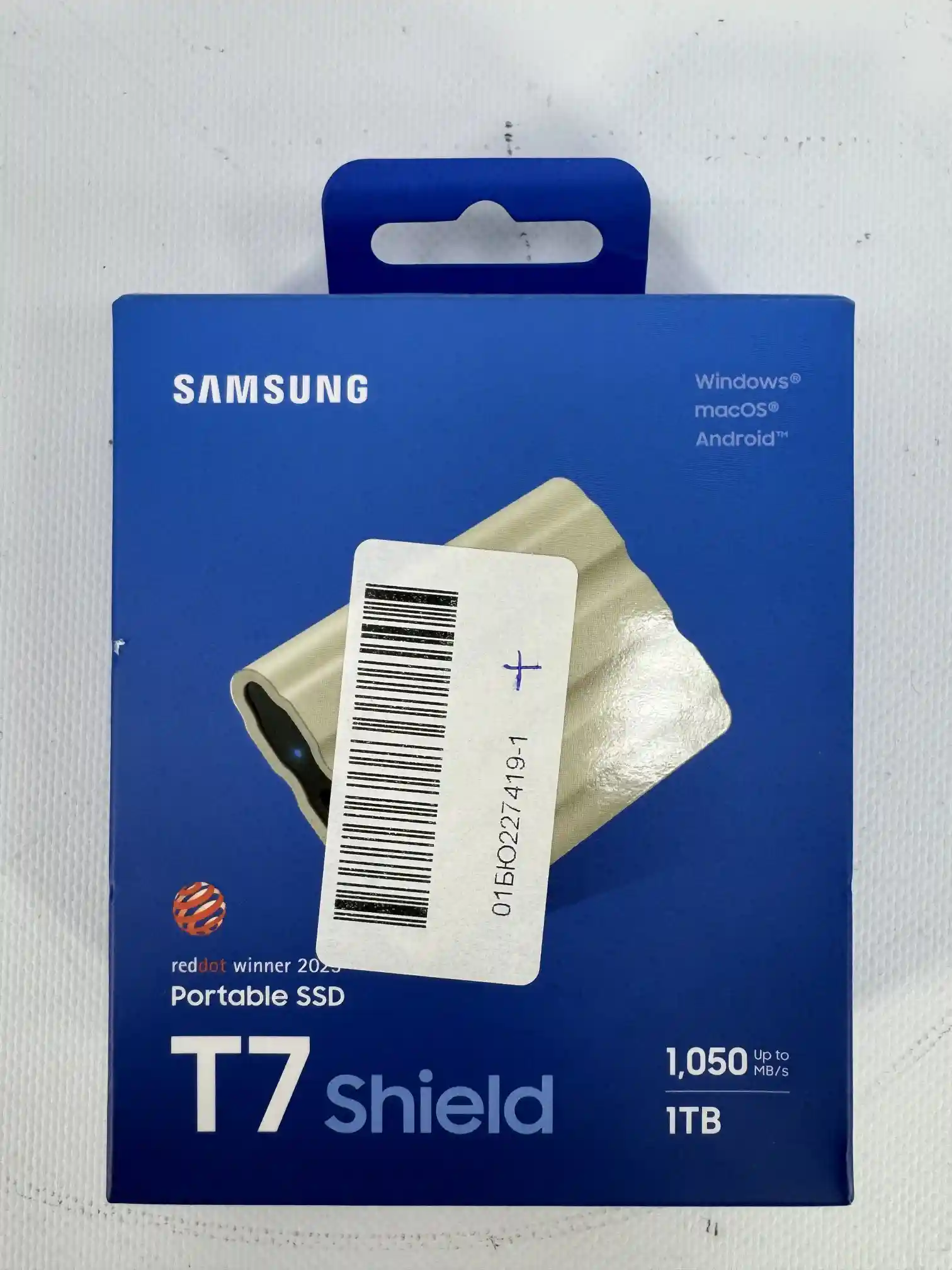 Внешний SSD диск SAMSUNG T7 Shield 1TB Beige (MU-PE1T0K/WW) k5 000006588