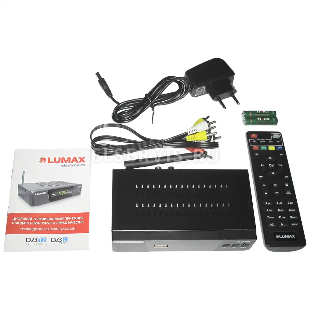 Приставка DVB-T2/C с медиаплеером LUMAX DV4207HD GX3235S