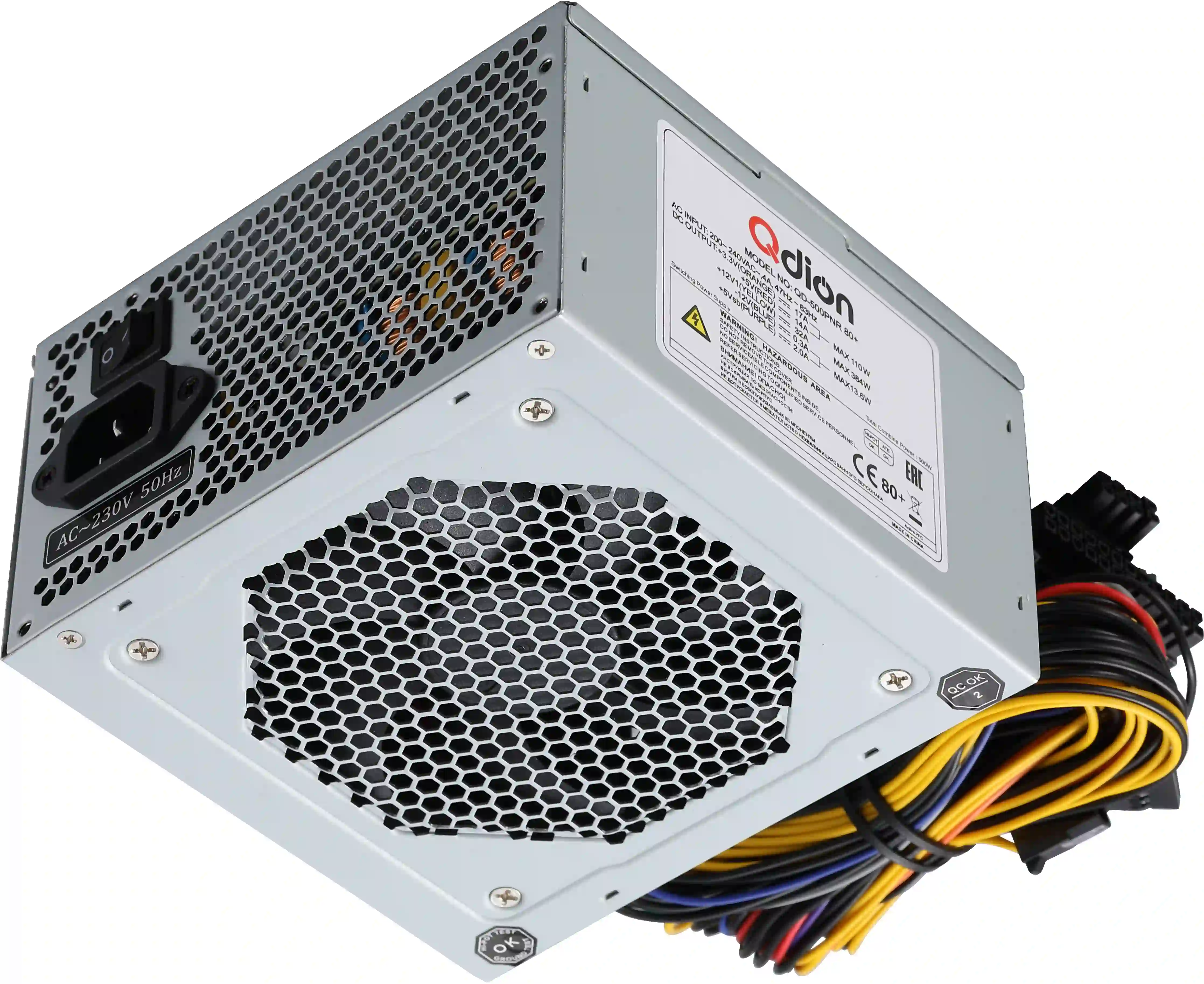 Блок питания для ПК FSP QDION ATX 500W (QD-500PNR 80+) блок питания accord acc 600w np 600w