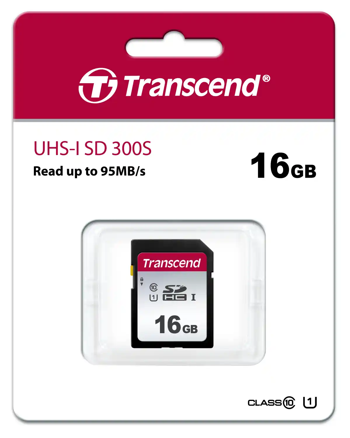 Карта памяти TRANSCEND 300S SDHC 16GB TS16GSDC300S