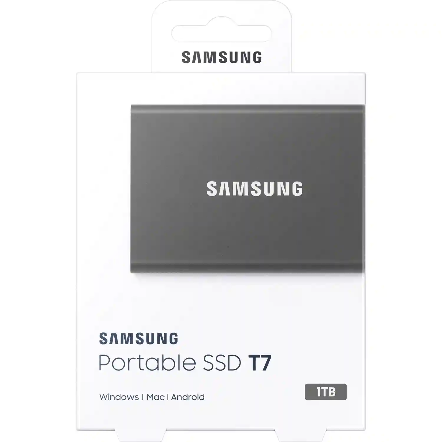 Внешний SSD диск SAMSUNG T7 1TB, USB Type-C, Black (MU-PC1T0T/WW)