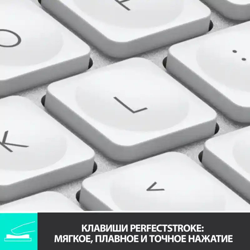 Клавиатура беспроводная LOGITECH MX Keys Mini Keyboard Pale Grey (920-010502)