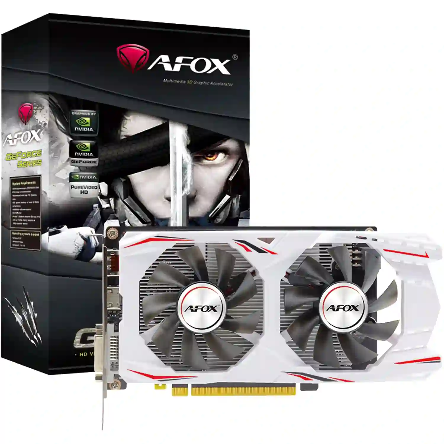 Видеокарта AFOX GeForce GTX 1050 Ti GDDR5 4GB (AF1050Ti-4096D5H7-V6)