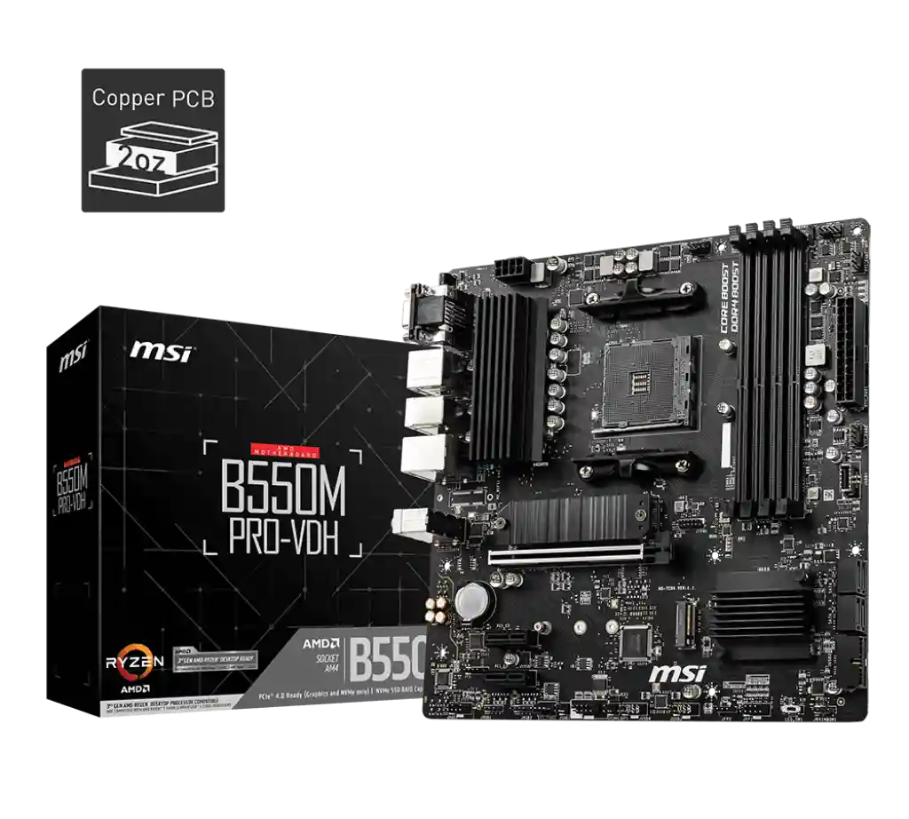 Материнская плата MSI B550M PRO-VDH