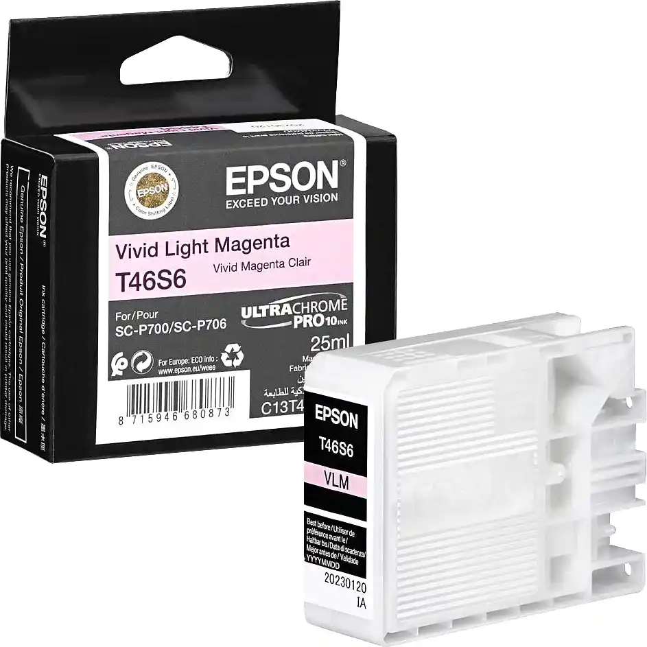 Картридж для струйного принтера EPSON T46S6 Vivid Light Magenta (C13T46S600)