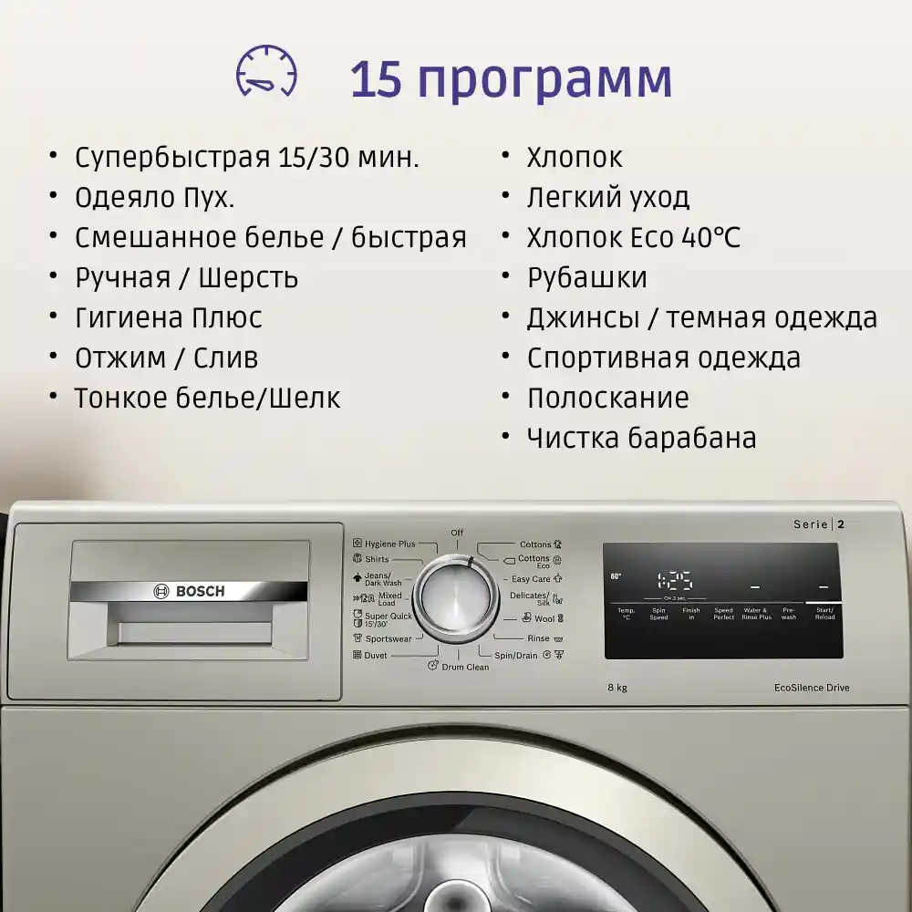 Стиральная машина BOSCH WAN2420XME