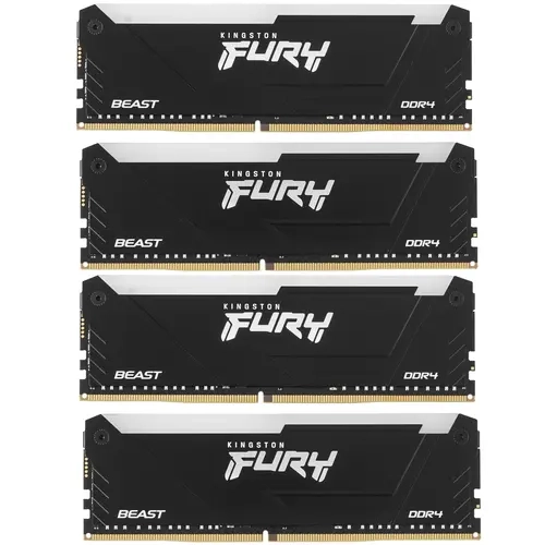 Оперативная память KINGSTON FURY Beast RGB DIMM DDR4 64GB (2x16GB) 3600 MHz (KF436C18BB2AK4/64)