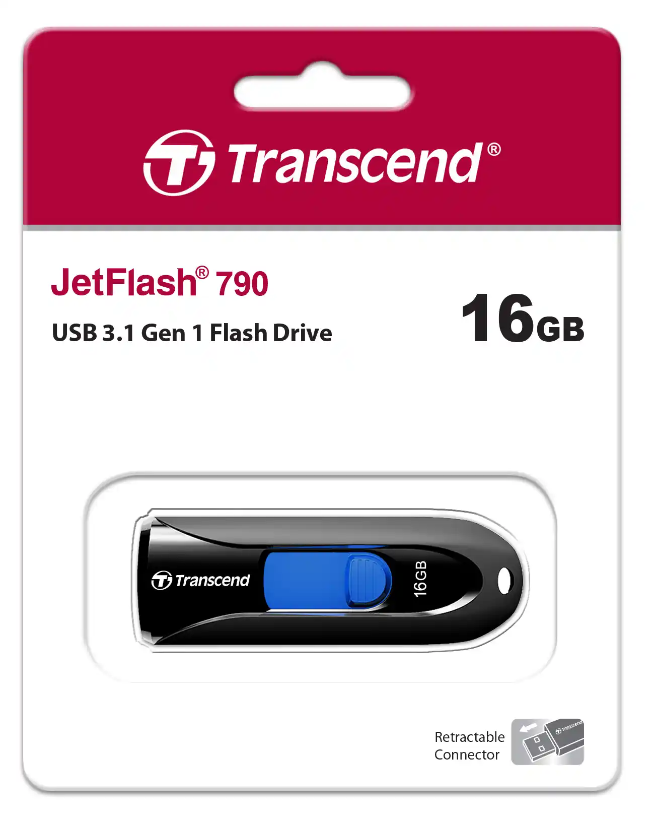 Флеш-накопитель TRANSCEND JetFlash 790 16GB (TS16GJF790K)