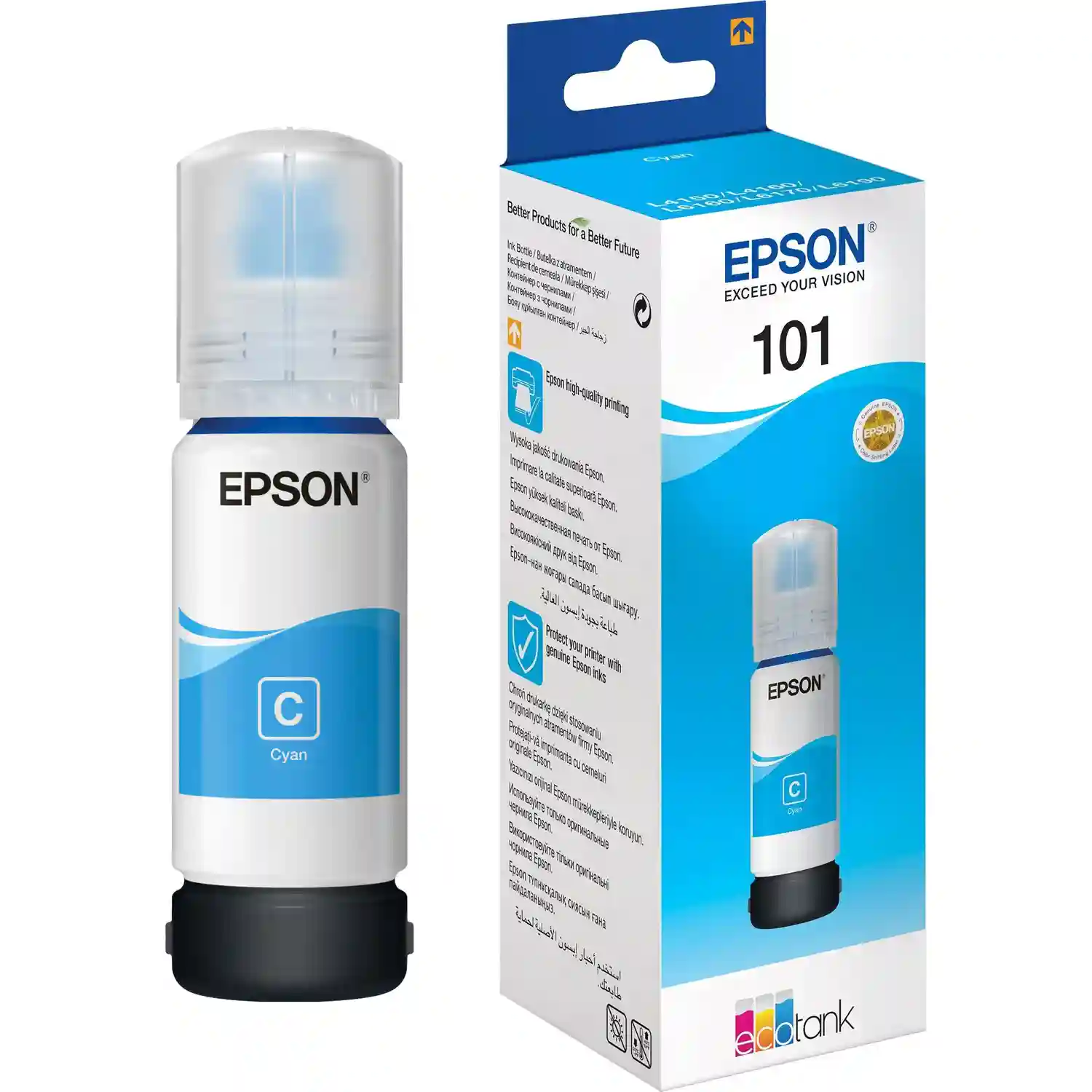 Чернила EPSON 101 C13T03V24A cyan