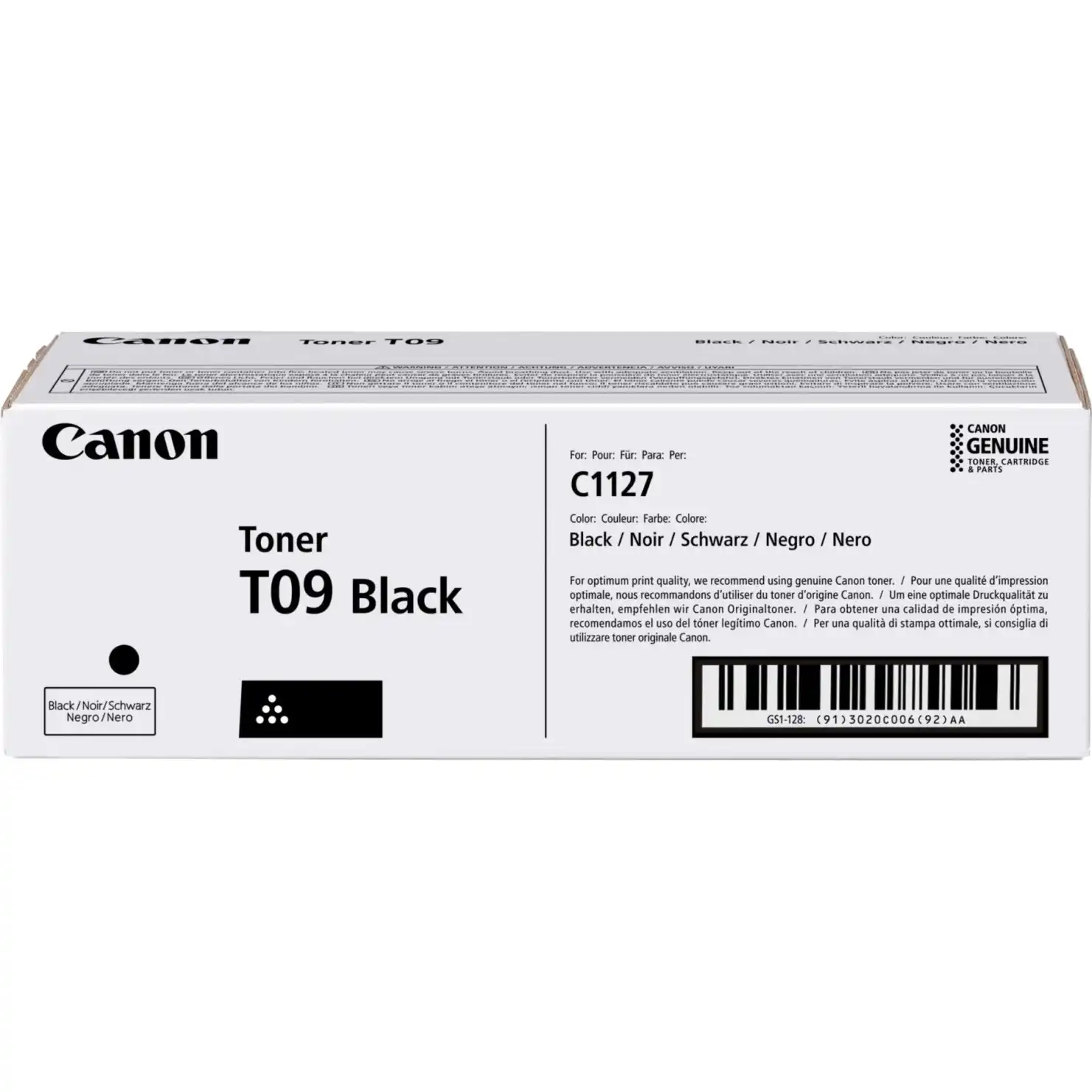 Тонер для лазерного принтера CANON T09 Black (3020C006)