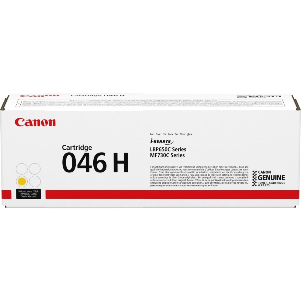 Картридж для лазерного принтера CANON 046 H  Yellow (1251C002)