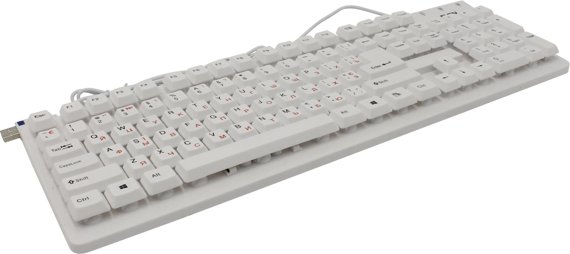 Клавиатура проводная SVEN Standard 301 White (SV-03100301UW)