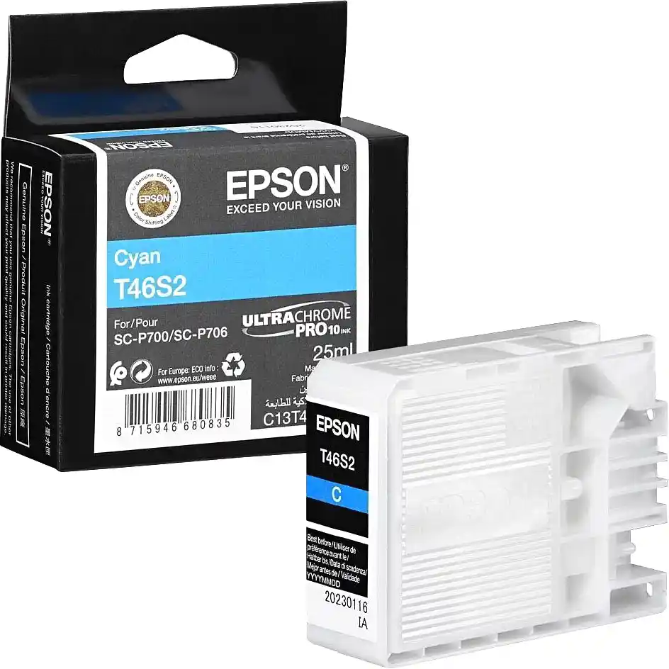 Картридж для струйного принтера EPSON T46S2 Cyan (C13T46S200)