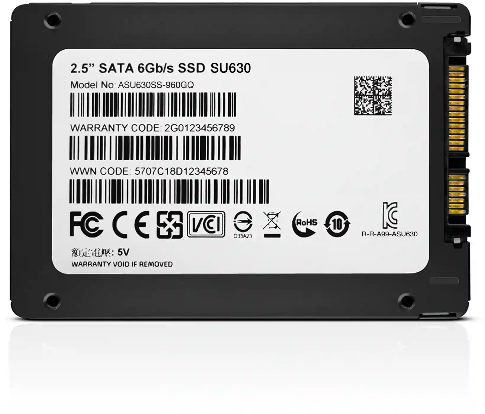 Внутренний SSD диск ADATA SU630 Ultimate 960GB, SATA3, 2.5" (ASU630SS-960GQ-R)