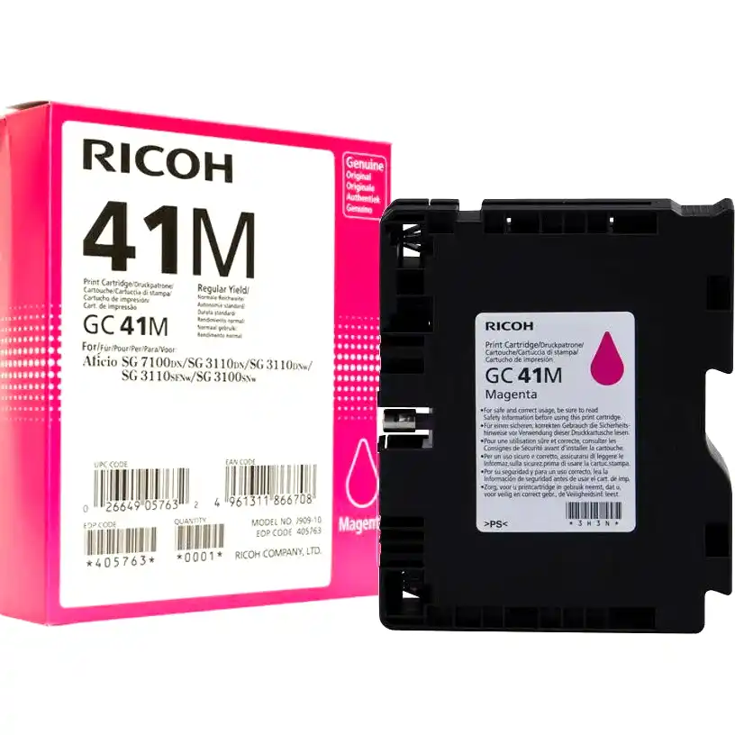 Картридж для гелевого принтера RICOH GC 41M Magenta (405763)
