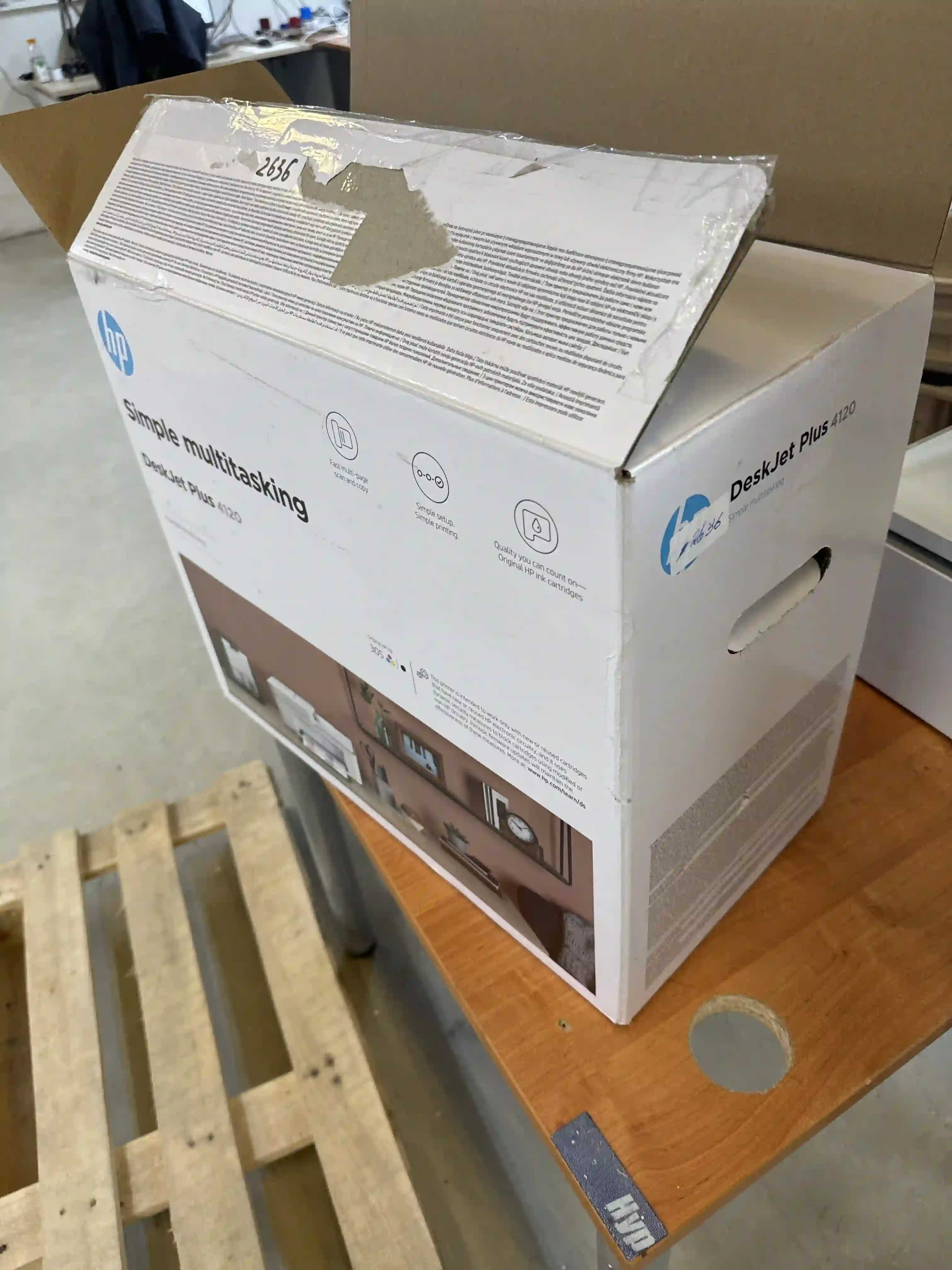 МФУ струйное HP DeskJet Plus 4120 (3XV14B) k6