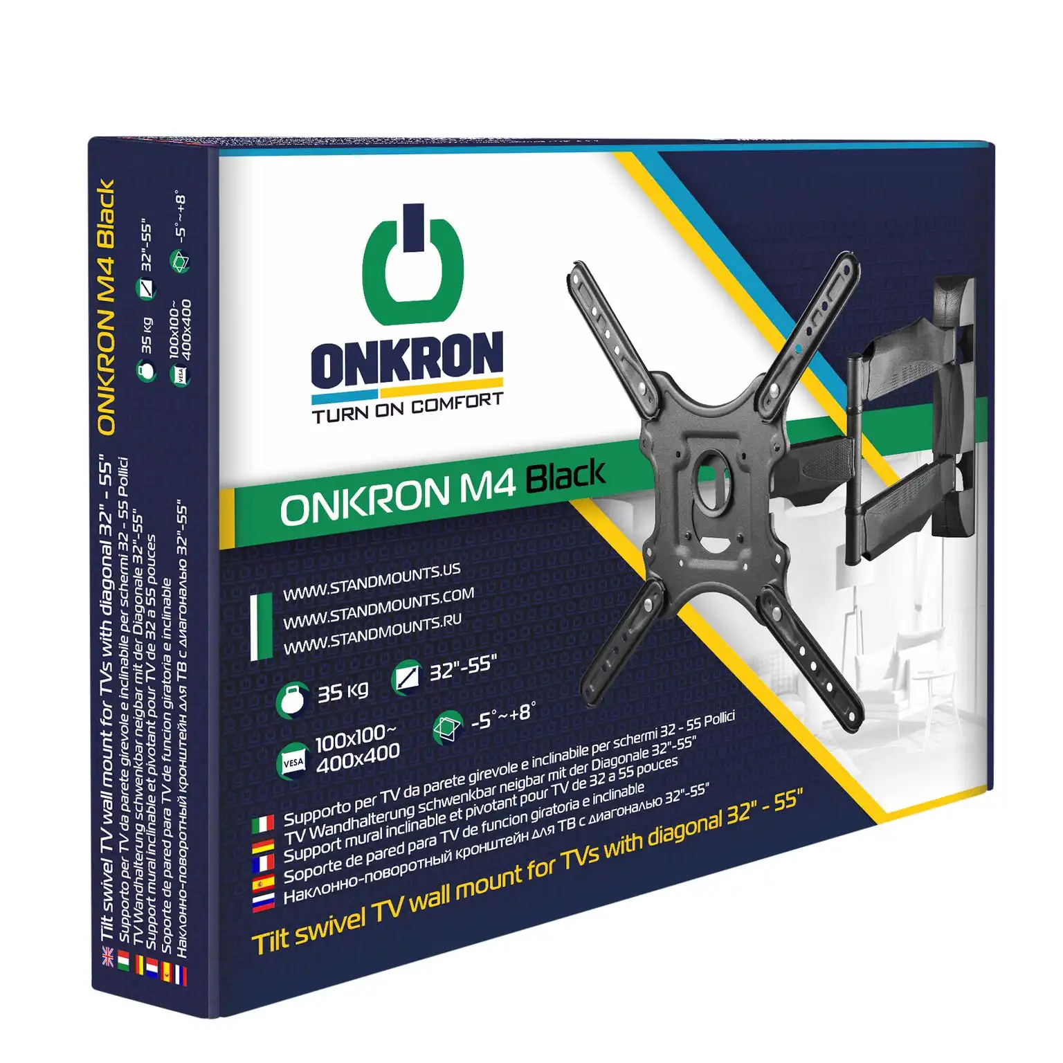 Кронштейн ONKRON M4 BLACK 32-65''