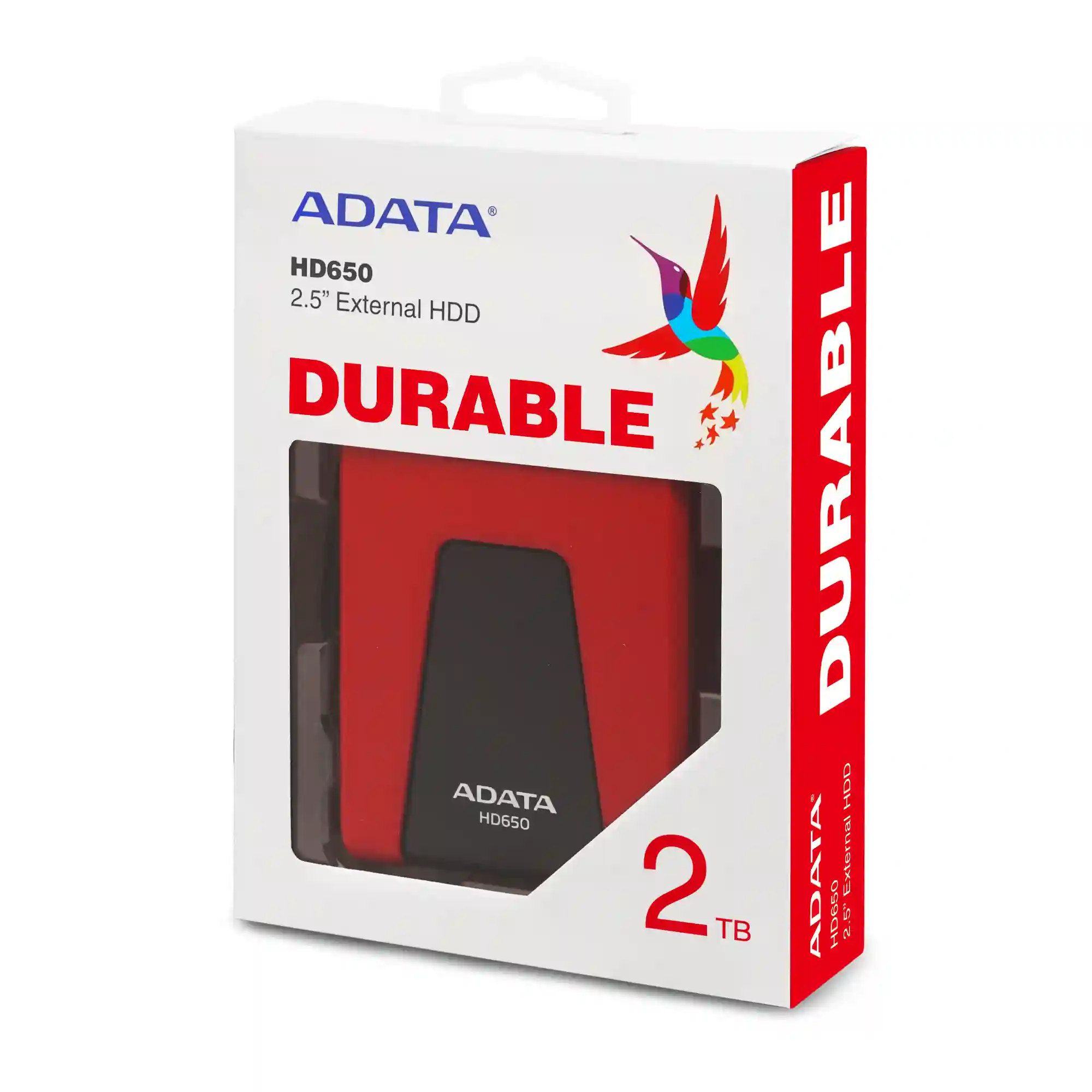 Внешний HDD диск ADATA DashDrive HD650 2TB Red (AHD650-2TU31-CRD)