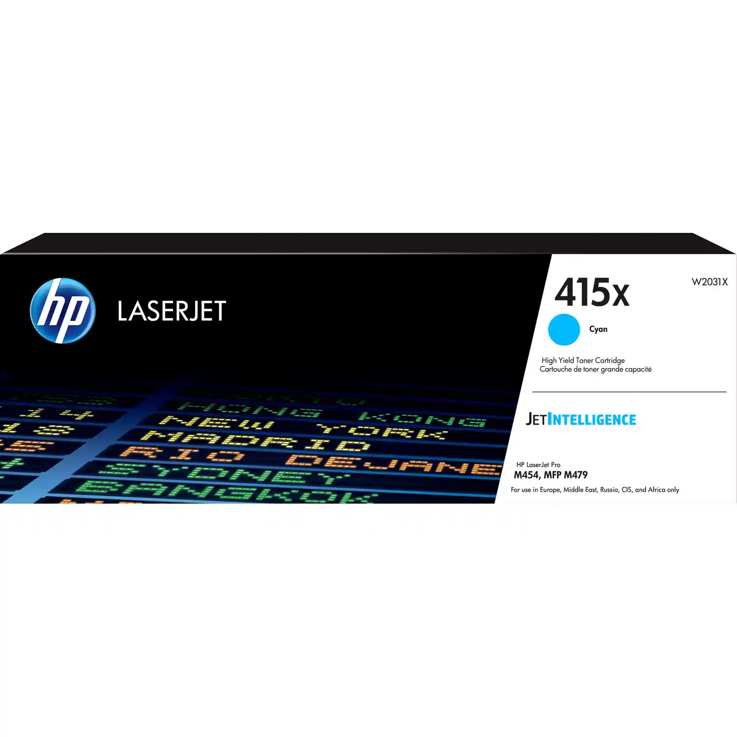 Картридж для лазерного принтера HP 415X Cyan (W2031X)