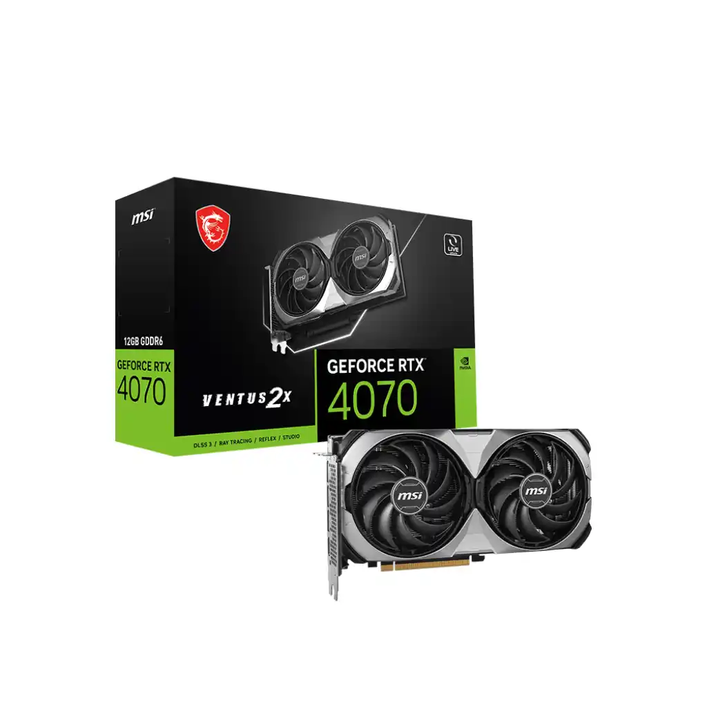 Видеокарта MSI GeForce RTX 4070 Ventus 2X E1 12G