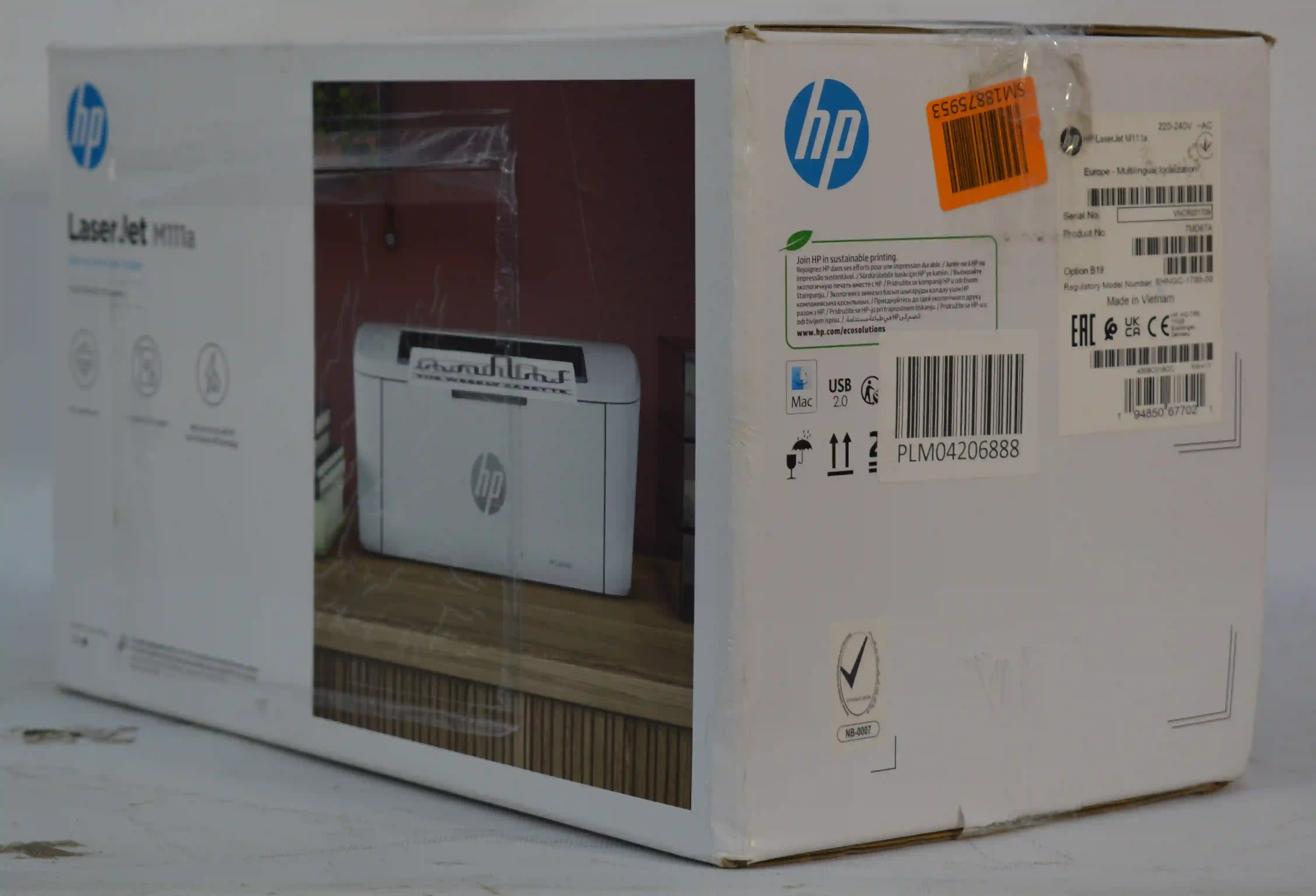 Принтер лазерный HP LaserJet M111a (7MD67A) k3 000008041