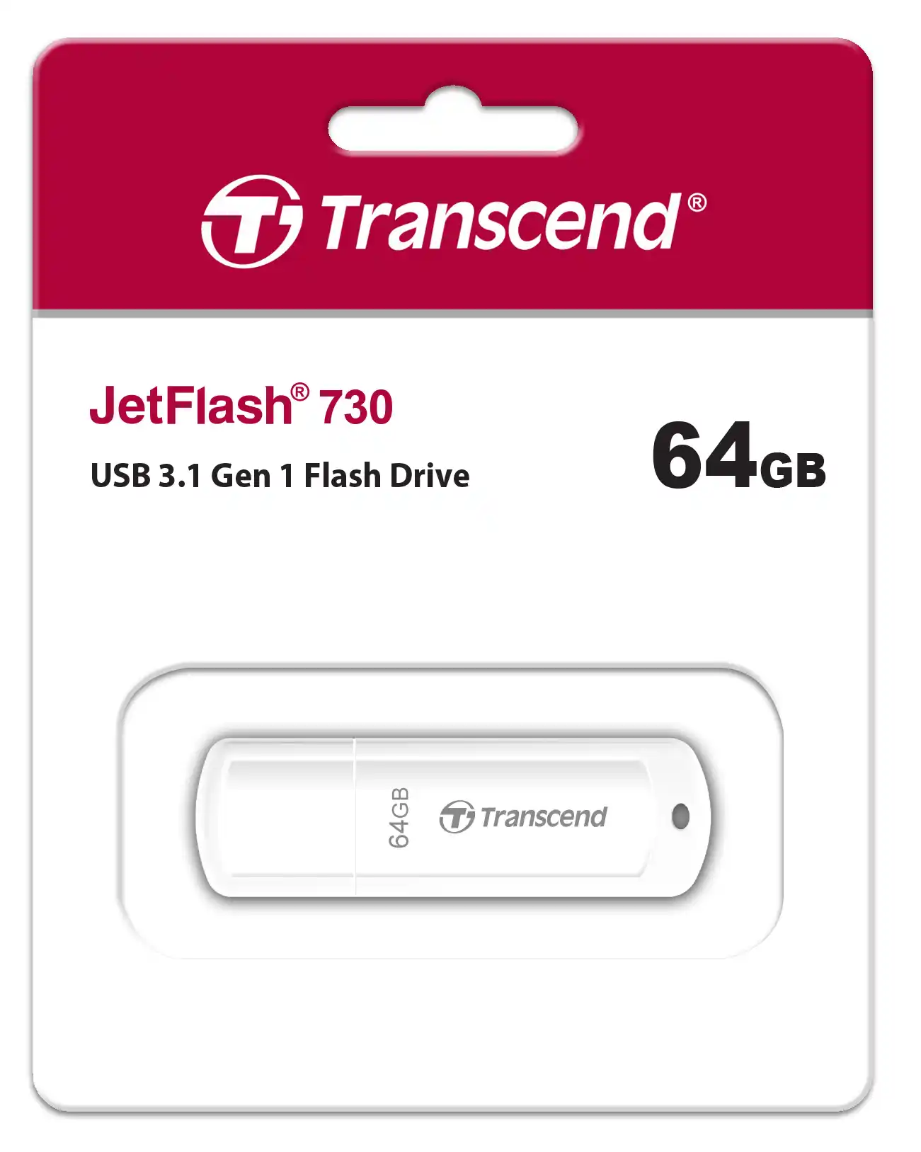 Флеш-накопитель TRANSCEND JetFlash 730 64GB (TS64GJF730)