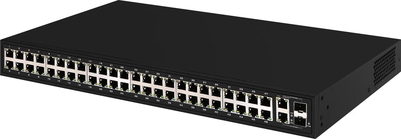 PoE-коммутатор NST Fast Ethernet RJ45x48 (NS-SW-48F2G-P)