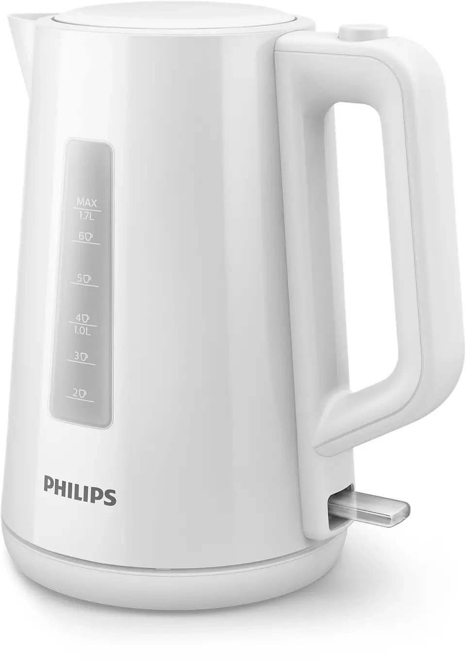 Чайник электрический PHILIPS HD9318/00, пластик, белый