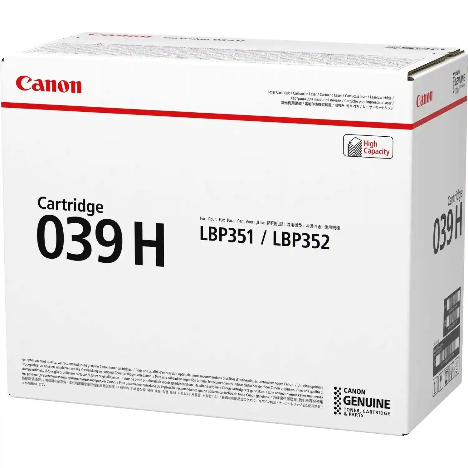 Картридж для лазерного принтера CANON 039 H Black (0288C002)