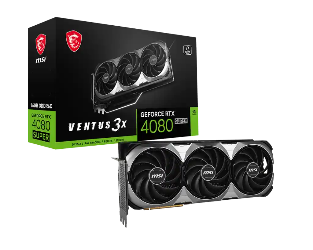 Видеокарта MSI GeForce RTX 4080 Super 16G Ventus 3X