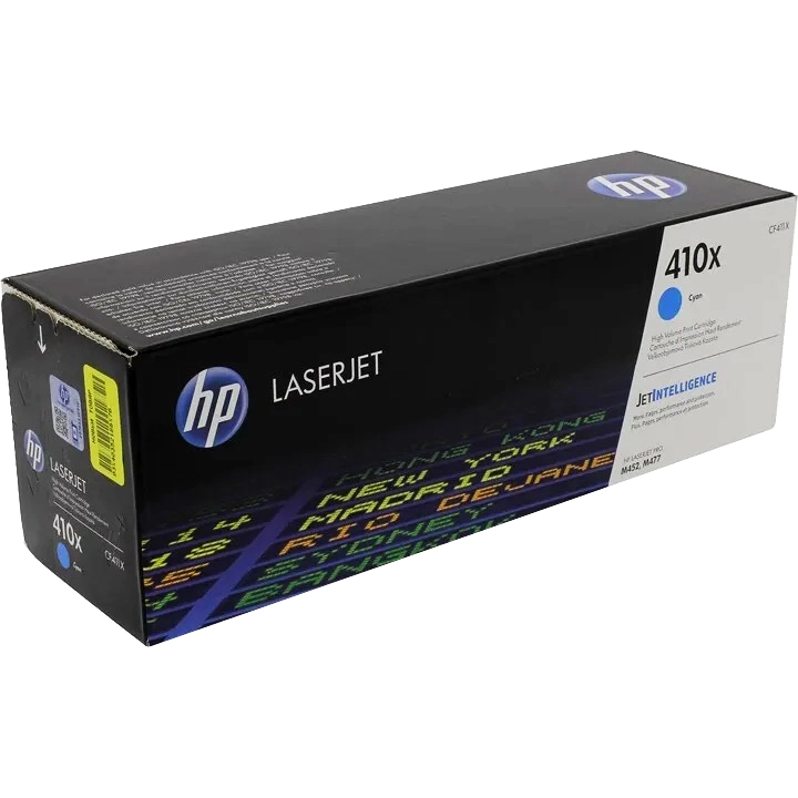 Картридж для лазерного принтера HP 410X Cyan (CF411X)