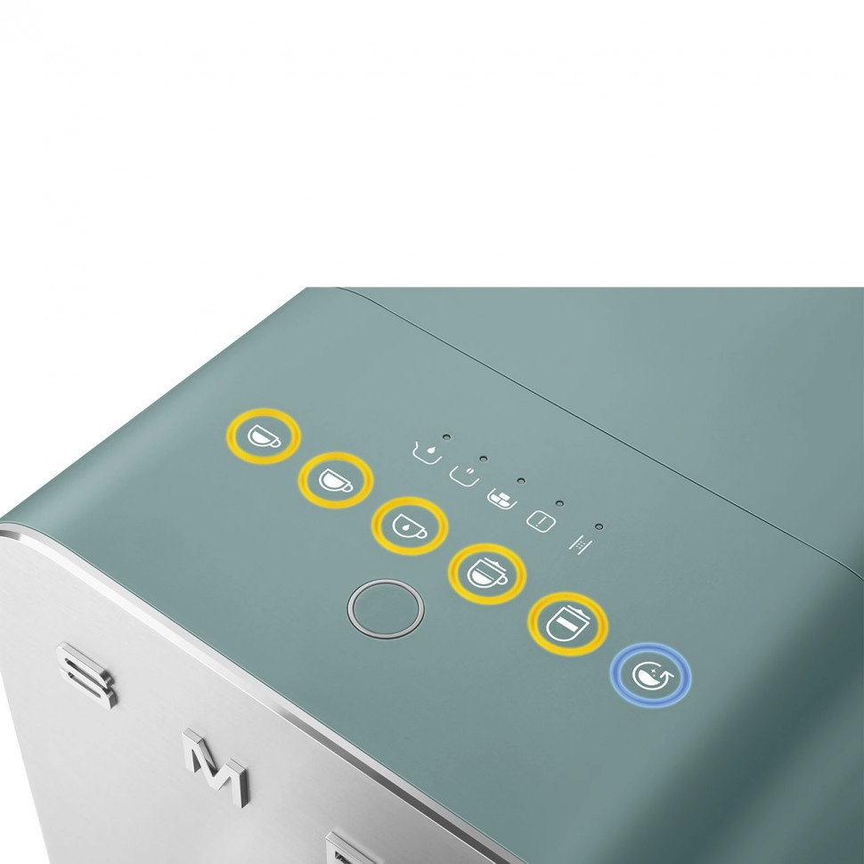 Кофемашина SMEG BCC13EGMEU, изумрудно-зеленая