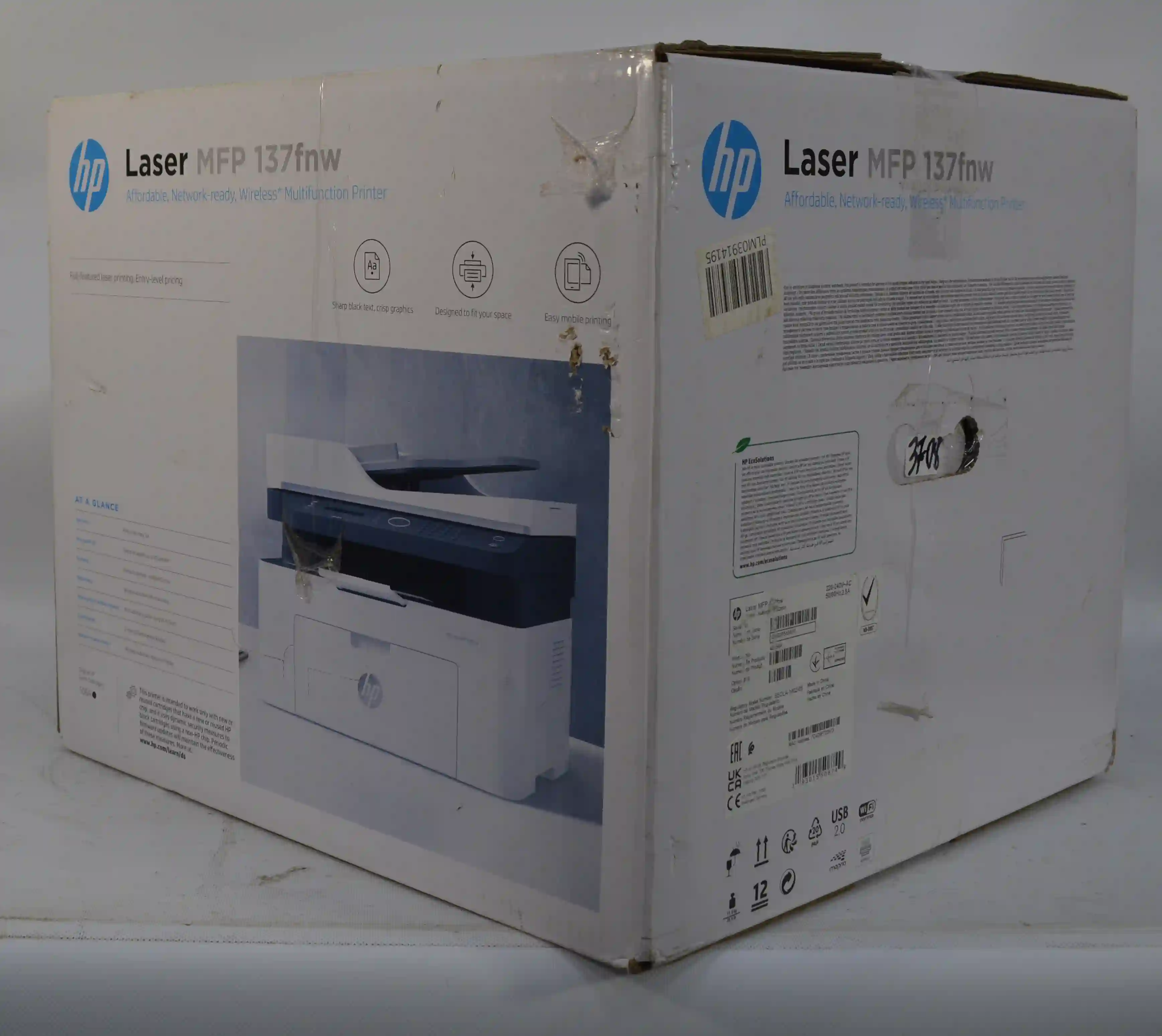 МФУ лазерное HP Laser 137fnw (4ZB84A) k3 000003708