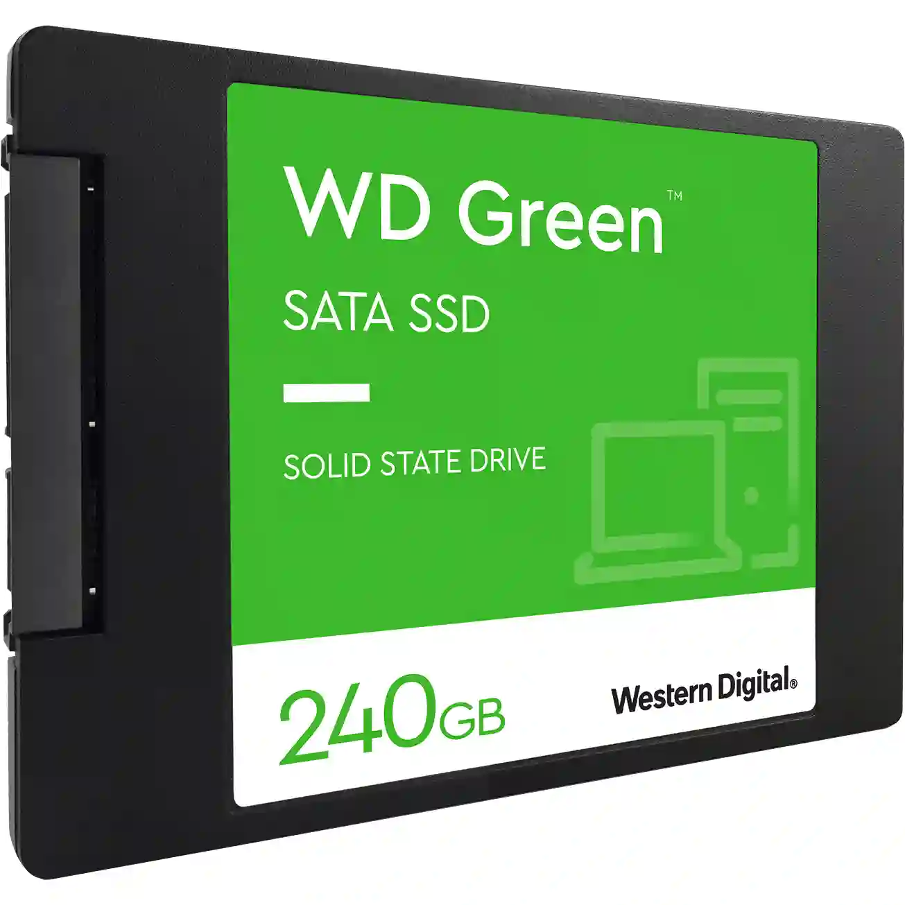 Внутренний SSD диск WD Green 240GB, SATA3, 2.5" (WDS240G3G0A)