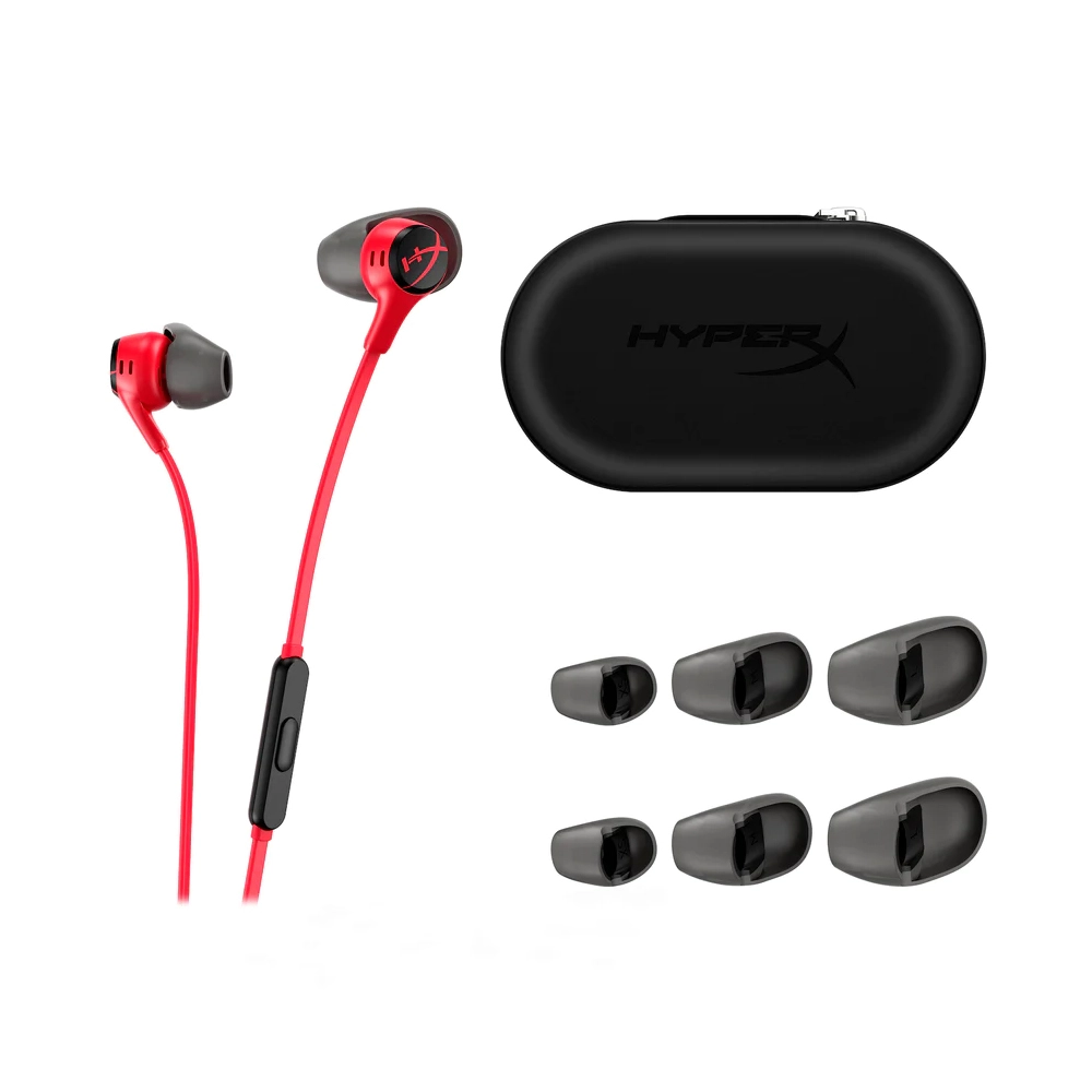 Наушники проводные HP HyperX Cloud Earbuds II Red (705L8AA)