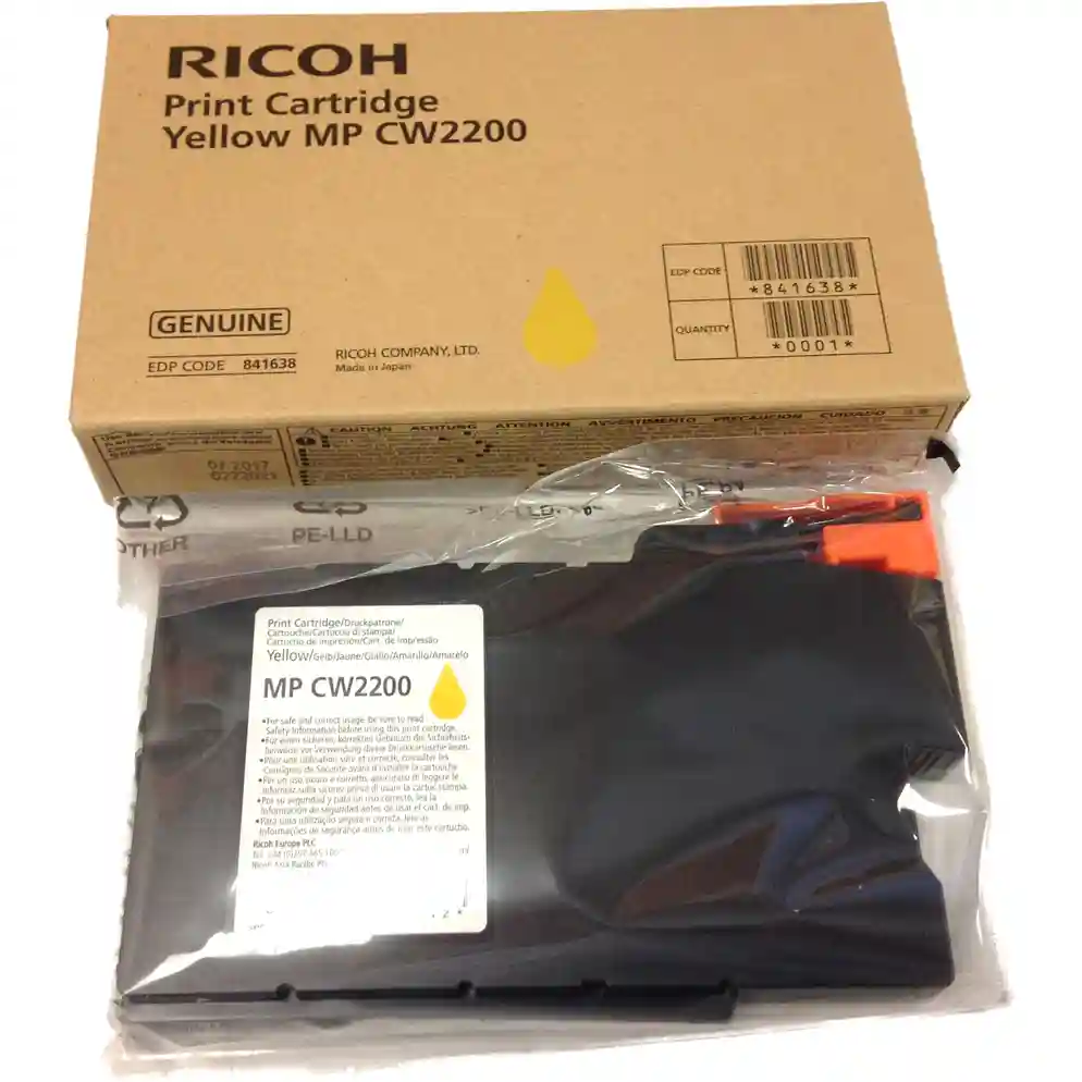 Картридж для лазерного принтера RICOH MP CW2200 Yellow (841638)