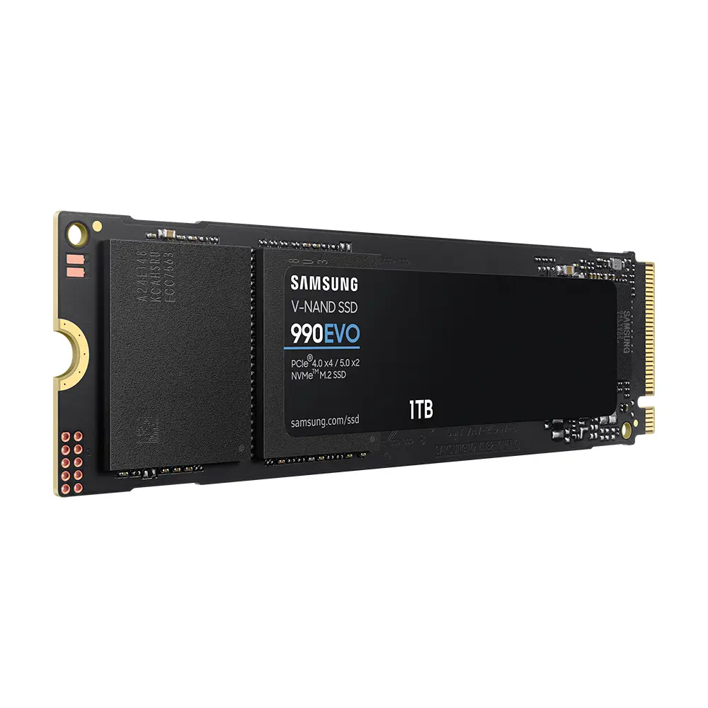 Внутренний SSD диск SAMSUNG 990 EVO 1000GB, M.2 (MZ-V9E1T0BW)