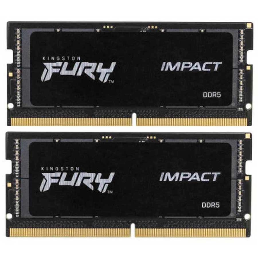 Оперативная память KINGSTON FURY Impact SODIMM DDR5 32GB (2x16GB) 4800 MHz (KF548S38IBK2-32)