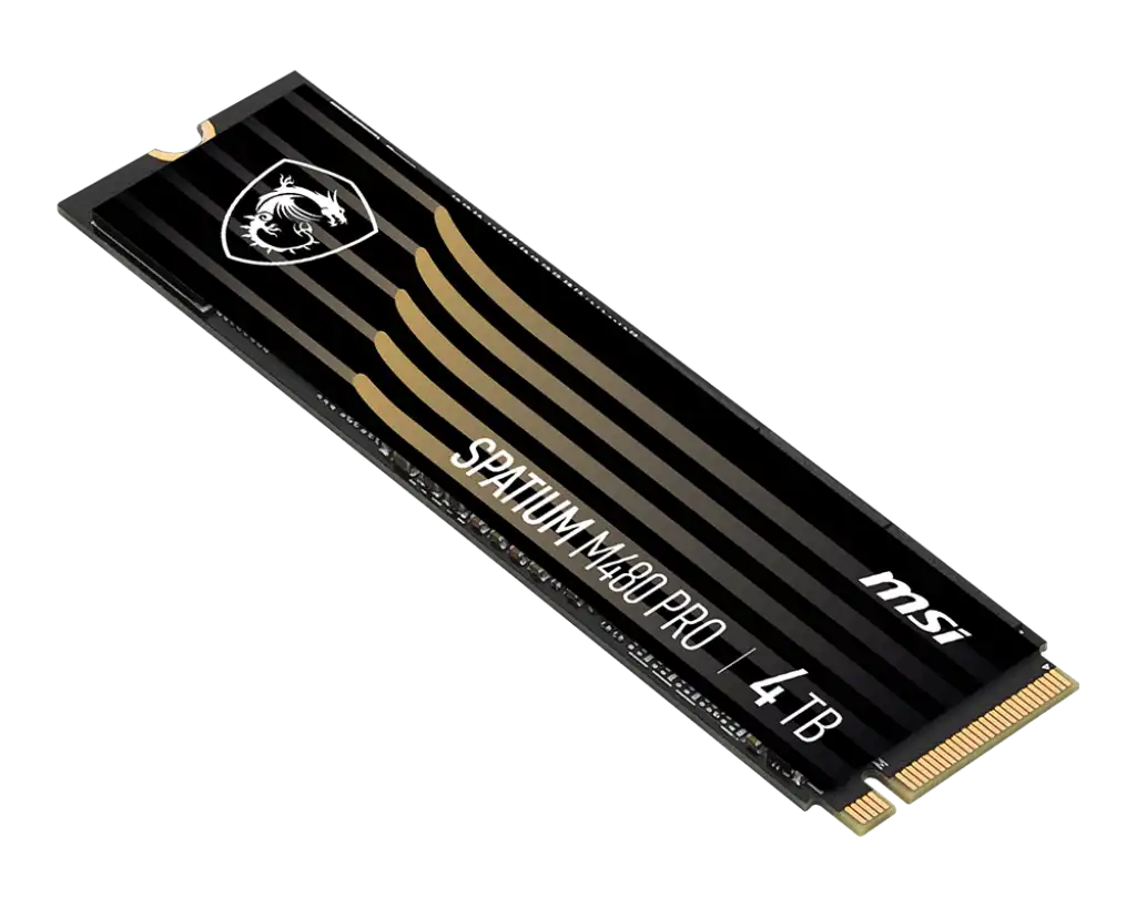 Внутренний SSD диск MSI Spatium M480 Pro 4TB, M.2 (S78-440R050-P83)