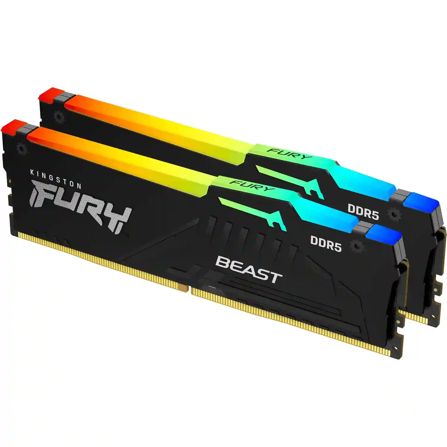 Оперативная память KINGSTON FURY Beast RGB DIMM DDR5 32GB (2x16GB) 6000 MHz (KF560C40BBAK2-32)