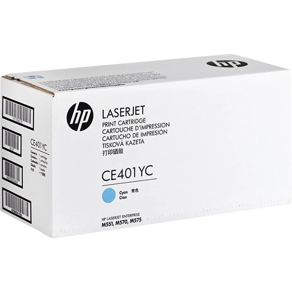 Картридж для лазерного принтера HP 507Y Cyan (CE401YC)