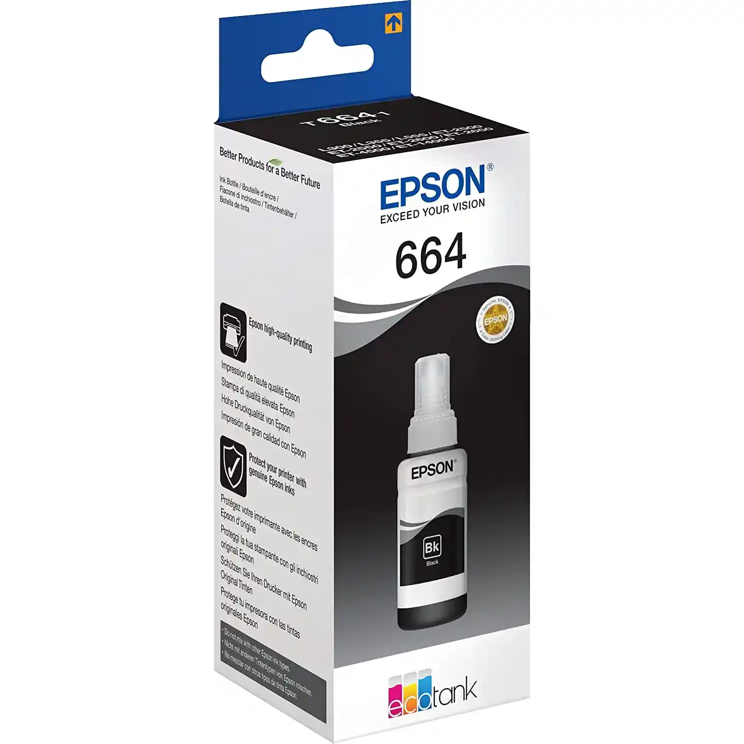 Чернила EPSON 664 Black (C13T66414A)