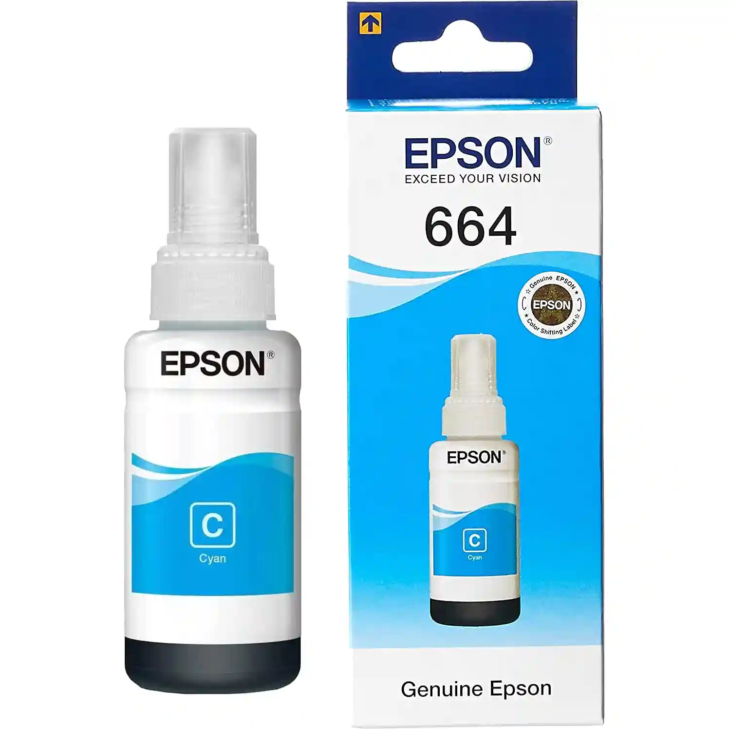 Чернила EPSON T6642 Cyan (C13T66424A)