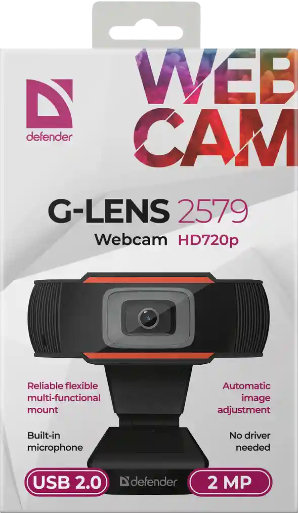 Веб-камера DEFENDER G-lens 2579HD (63179)
