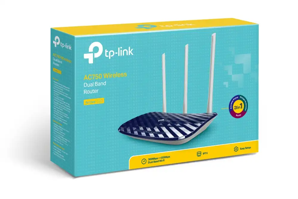 Wi-Fi роутер TP-LINK Archer C20(RU) AC750