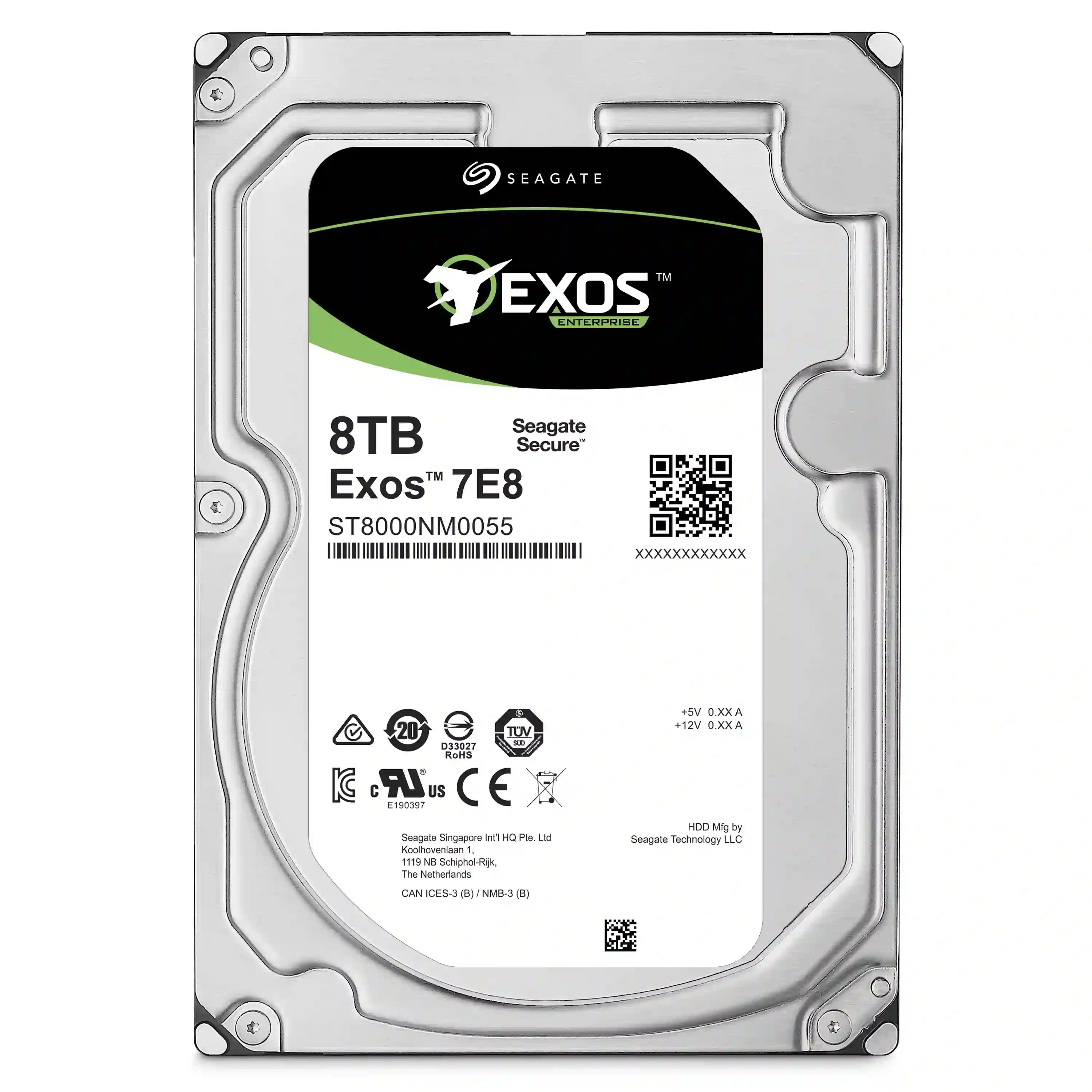 Внутренний HDD диск SEAGATE Enterprise Capacity 8TB, SATA3, 3.5" (ST8000NM0055)