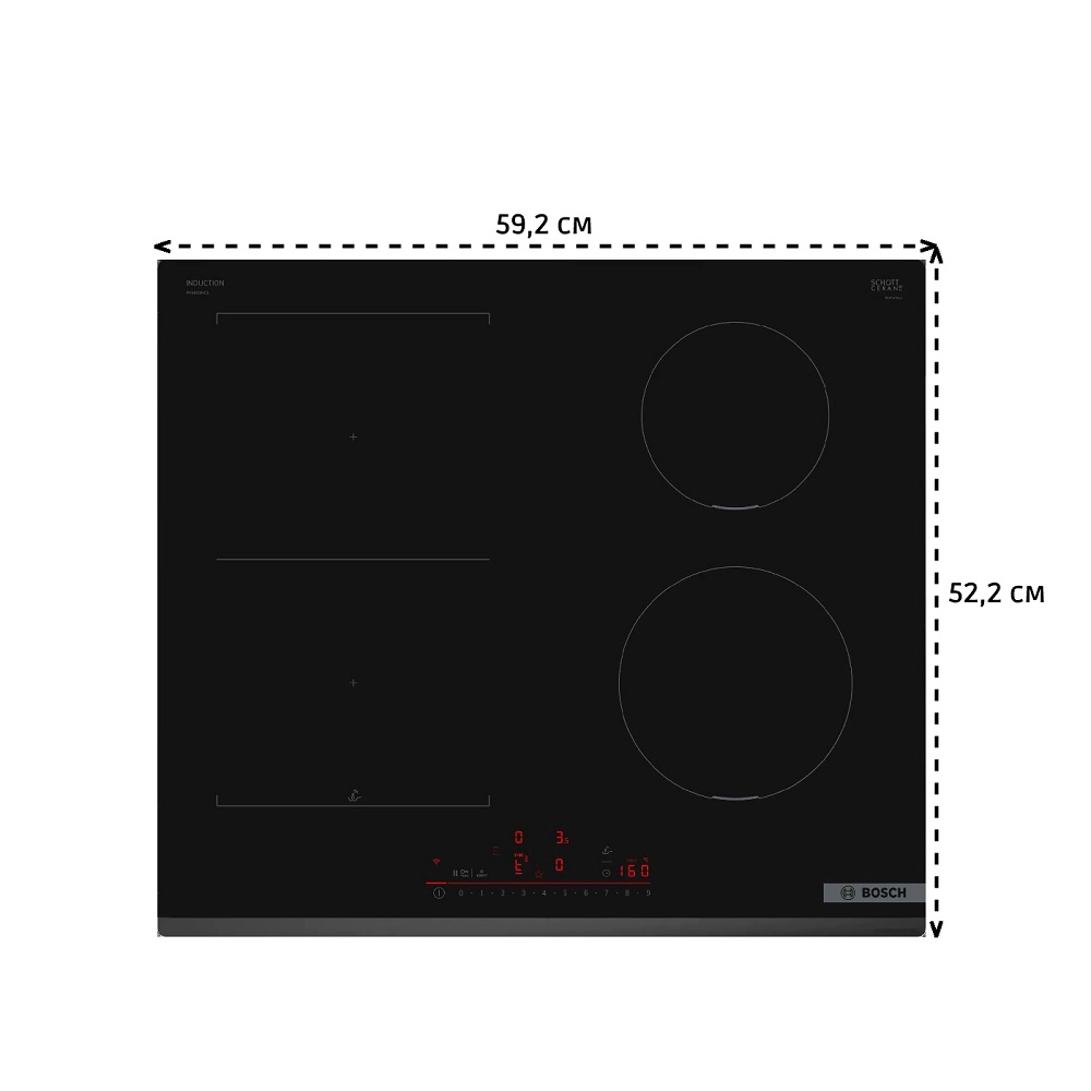 Встраиваемая индукционная панель BOSCH PVS631HC1E Serie 4