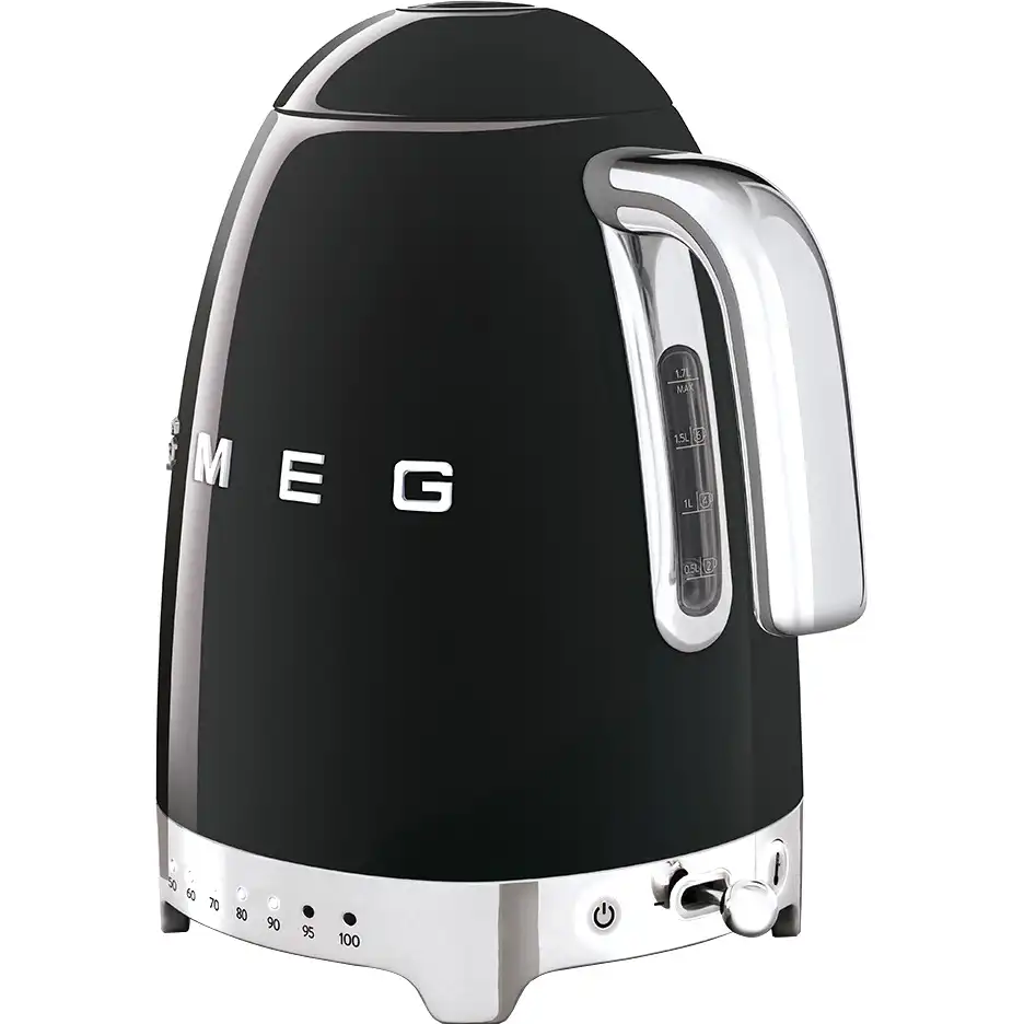 Чайник электрический SMEG KLF04BLEU, черный