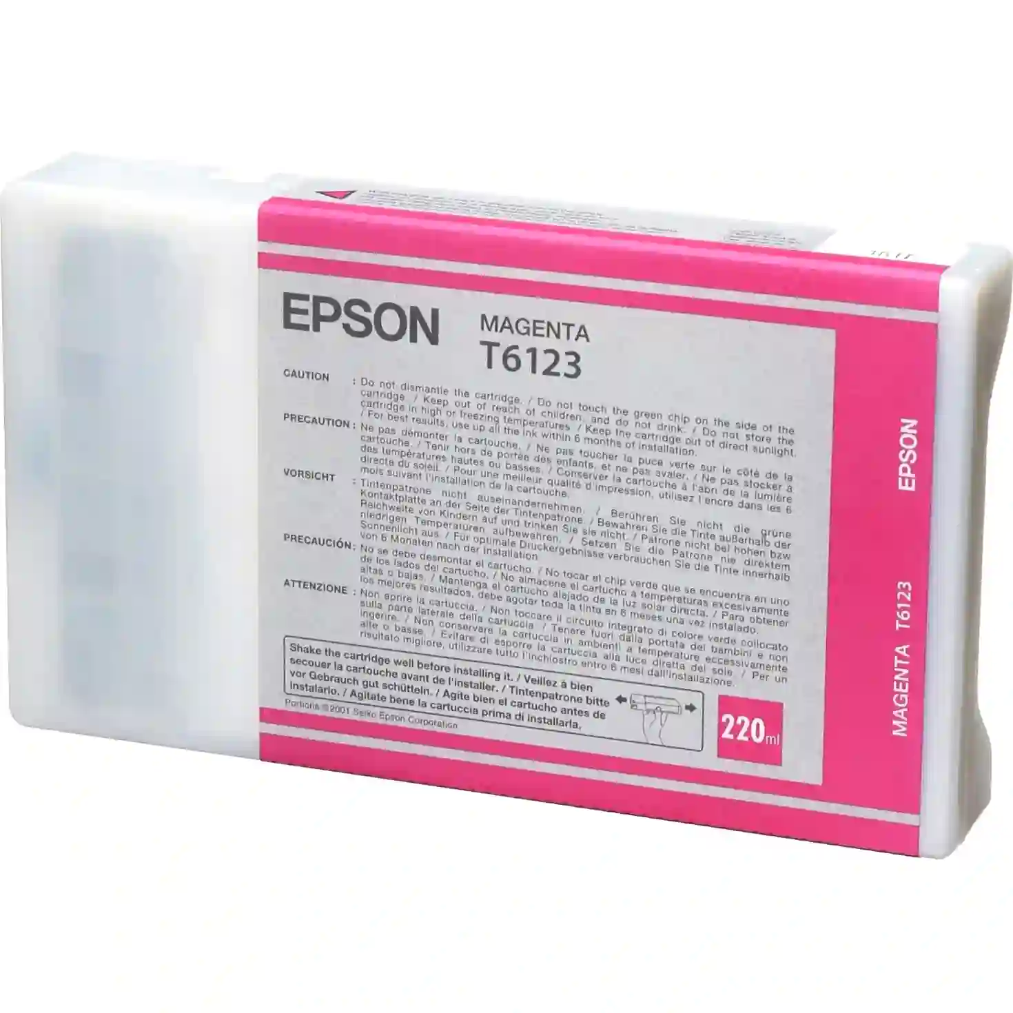 Картридж для струйного принтера EPSON T6123 Magenta  (C13T612300)